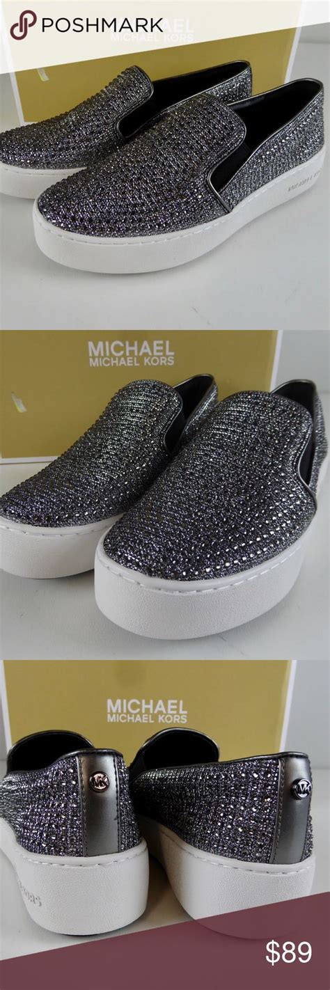 trent slip on glitter chain michael kors|Trent Logo Slip.